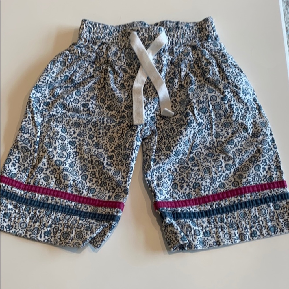 Tea cropped beach pants